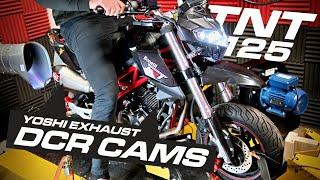 Benelli TNT 125 DCR Cams and Yoshimura Exhaust EP.2 | BHP UK Custom ECU Remapping