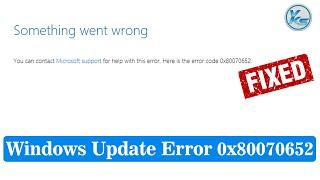  How to Fix Windows Update Error 0x80070652 in Windows 11/10