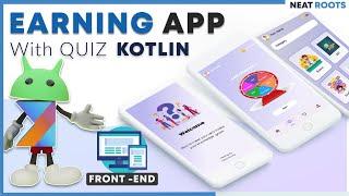 Android Project - Earning Quiz App Tutorial in Hindi - Android Studio Project in Kotlin