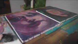 Widow honoring late husband with posthumous art show in metro Atlanta