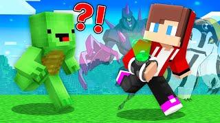 BEN 10 Speedrunner vs Hunter : JJ vs Mikey in Minecraft Maizen!