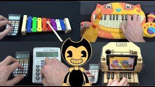 BENDY AND THE INK MACHINE - BUILD OUR MACHINE PLAYED ON FUNNY INSTRUMENTS COMPILATION