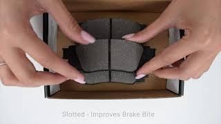 KFE1879-104 QuietAdvanced Rear Ceramic Brake Pad Unboxing