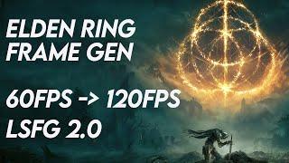 Elden Ring Frame Generation! - LSFG 2.0 120FPS Comparison & Test