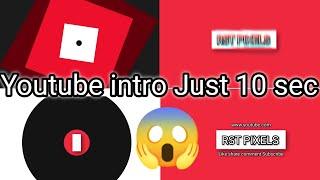 Youtube intro basic editing in kinemaster || kinemaster Mobile Tutorial - RST PiXELS