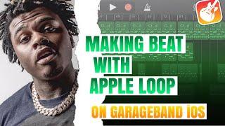 MAKING TRAP BEAT WITH APPLE LOOPS ON GARAGEBAND IOS | HOW TO MAKE BEATS ON GARAGEBAND IOS