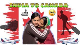 India to️ Canada Journey Emotional Video | Gurjass Vlogs #canada #ielts #journey