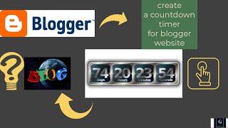 how to create a countdown timer for blogger website