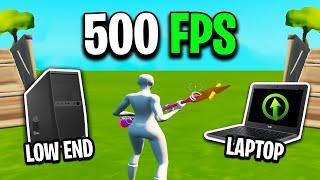 How To Get 500FPS on Low End PC! (Budget PC/Laptop)