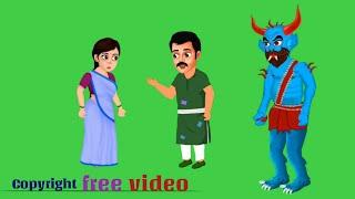 Pati Patni Or Danav Green Screen Video / Copyright Free Cartoon Character / Free Cartoon Character
