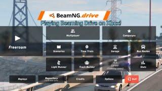 playing beamng drive on Xbox(using Gefore NOW)!