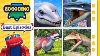 Best Carnivorous Dinosaurs #2 | GOGODINO Best Episodes | Dinosaurs | Jurassic | Toys |Cartoon |Robot