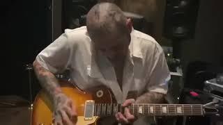 Post Malone playing 'Cliffs Of Dover' by Eric Johnson on guitar