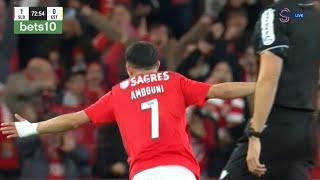 Zeki Amdouni Goal - SC Benfica vs Estoril (3-0), All Goals Results And Extended Highlights-2024