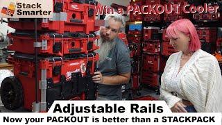 MOD your Milwaukee Tool PACKOUT System with STACKSMARTER RAILS - Cooler Giveaway and Level WINNERS!