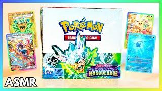 ASMR | Opening 72 Packs of Twilight Masquerade Pokemon CardsRelaxing Greninja Hunt for Sleep