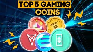 Top 5 Gaming Coins | 100x Crypto Gems Set to Explode | Play to Earn #p2e