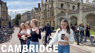  Cambridge City Tour 2023 | Walking Through Cambridge City Centre | England Walk 4K HDR