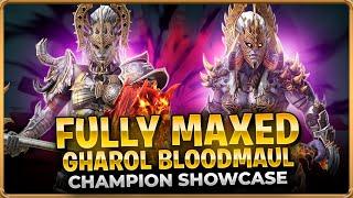 The BEST Mythical!! Gharol Bloodmaul Champion Spotlight Raid Shadow Legends [Test Server]