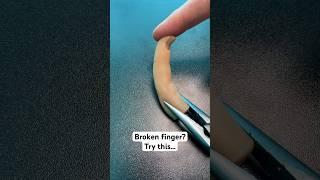 Broken finger? Try this… #school #nurse