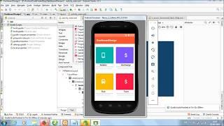 Material Home Dashboard Design In Android Studio Using CardView