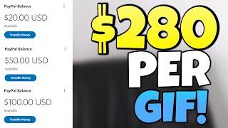 Earn $280 Per Free GIF You Download! (Make Money Online)