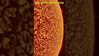 Sun vs  Earth . Solar Storm 2025 #shorts