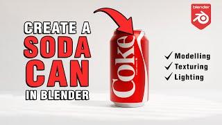 How to Create a Soda Can in Blender | Simple Tutorial