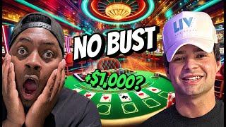 We Tried The "No Bust" Strategy On Blackjack, Here's What Happened