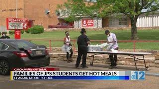 Companies & organizations team up to feed JPS students and families