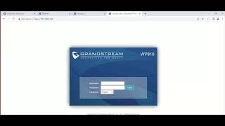 Grand stream UCM6202 Extension create and configure grand stream WP810 wireless phone