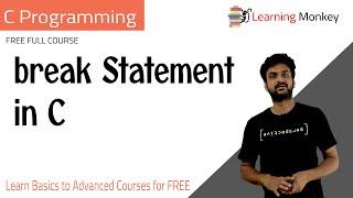 break Statement in C || Lesson 39 || C Programming || Learning Monkey ||