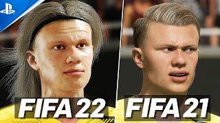 FIFA 22 VS FIFA 21 - GAMEPLAY COMPARISON