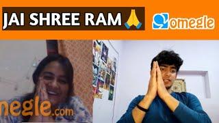 Saying JAI SHREE RAM ON OMEGLE // Part 3 Omeglereactionvide