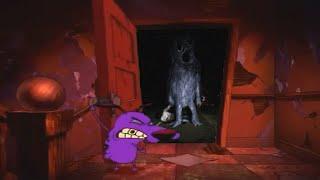 Costume Man (Mr. Mascot) Scares Courage The Cowardly Dog | Unnerving Images | Trevor Henderson