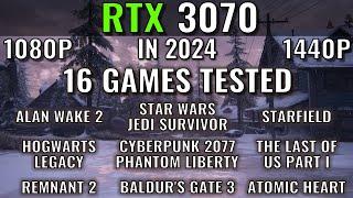 RTX 3070 in 2024 - 16 Games Tested - 1440p, 1080p