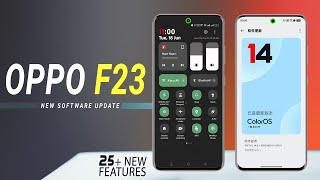 Oppo F23 New Software Update | ColorOS 14.1 New Features | Oppo New Notification Panel & Volume Bar