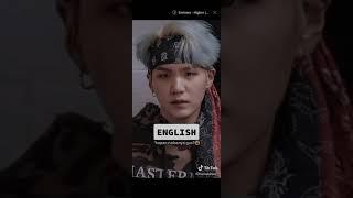 ||BTS|| Suga's rap in 3 language {Credits to the respective owner}