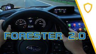 Subaru Forester 2.0ie - POV Topspeed run with CVT and 150hp