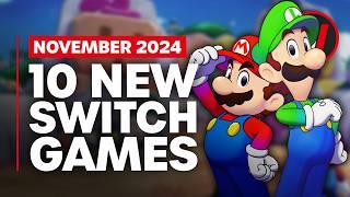 10 Exciting New Games Coming to Nintendo Switch - November 2024