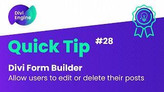 Enhance Your Divi Website with the Edit/Delete Post Feature in Divi Form Builder