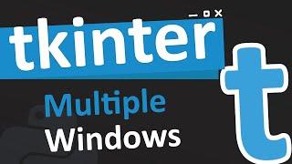 Working with multiple windows in tkinter