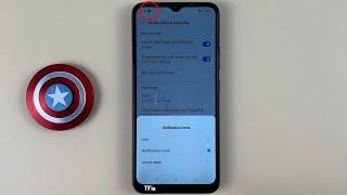 How to hide the Status Bar Notification Icon on Realme C15 Android 11