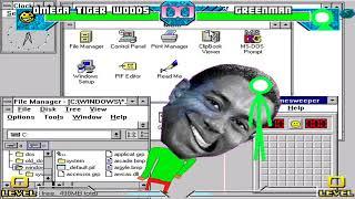 NICK54222 MUGEN: Omega Tiger Woods VS Greenman (BL12)