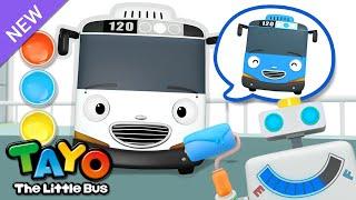 Colorful Rainbow Gas Sation | Learn Colors | Color Song for Kids | Tayo the Little Bus