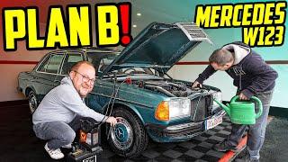 AUTOKAUF mit MARCO & JULIAN! - Mercedes W123 200 - PLAN B tritt in Kraft!