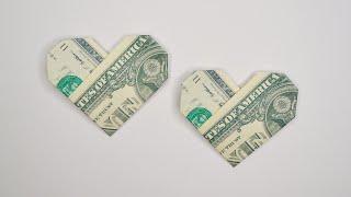 Easy MONEY HEART | Dollar Origami for Valentine's Day | Tutorial DIY by NProkuda