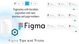 pagination with Variables in figma | #pagination  #components  #concepts  | #figmatutorial #figma