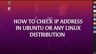 How To Find IP Address Of Ubuntu / Linux | How To Install Net Tools | TechTalkHops 2021