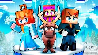 Adopté par une famille des Neiges sur Minecraft !